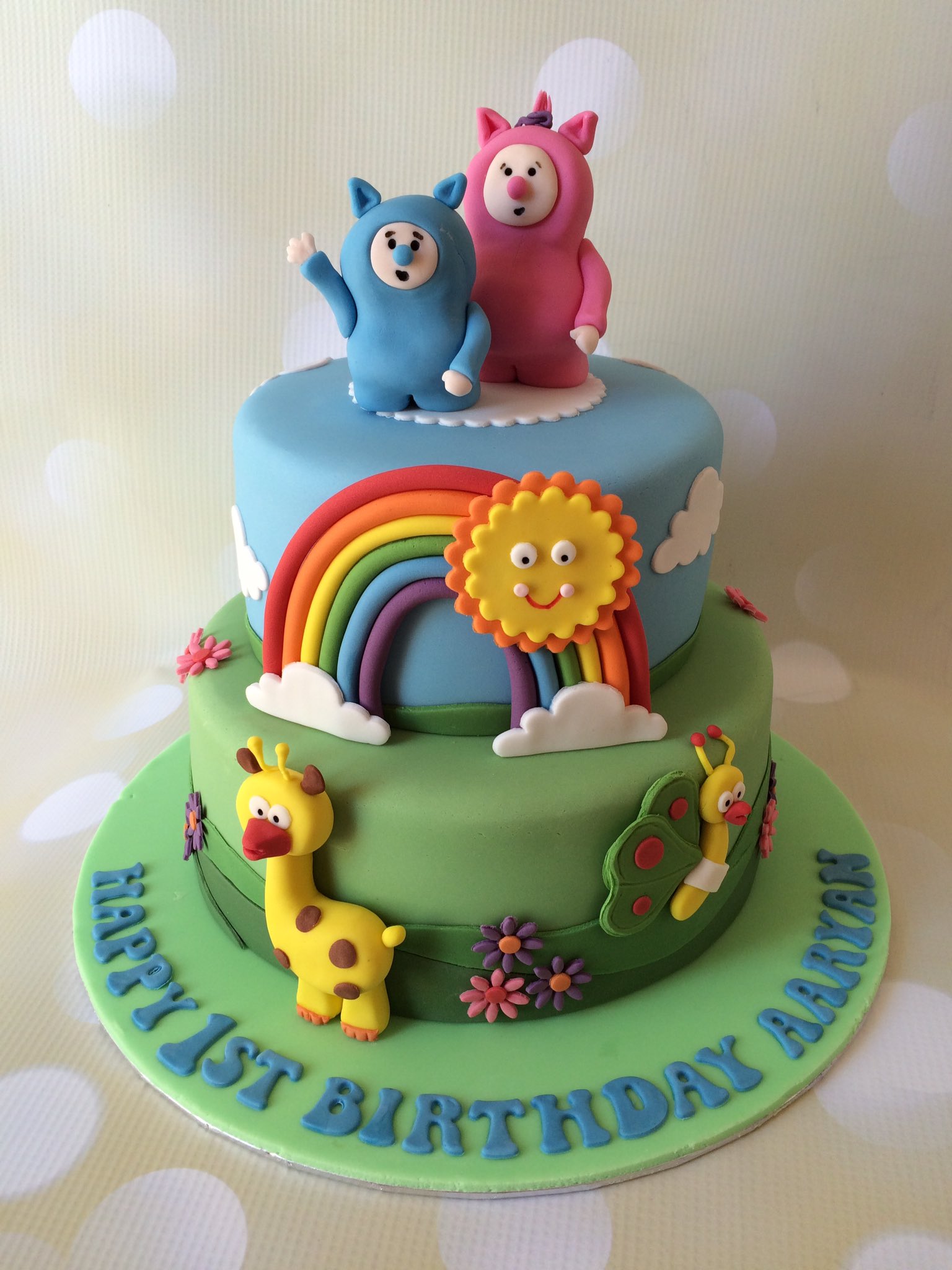 FOR BABY TV Charlie and the numbers themed cake Handmade Birthday Cake  Topper £51.50 - PicClick UK