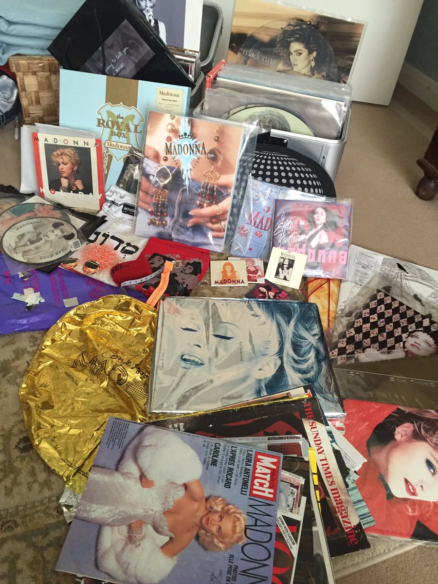 It's time to sell my <a href="/Madonna/">Madonna</a> collection!! 😭😭😭anyone know a buyer for 30 yrs of M history #Madonna #vinylcollection