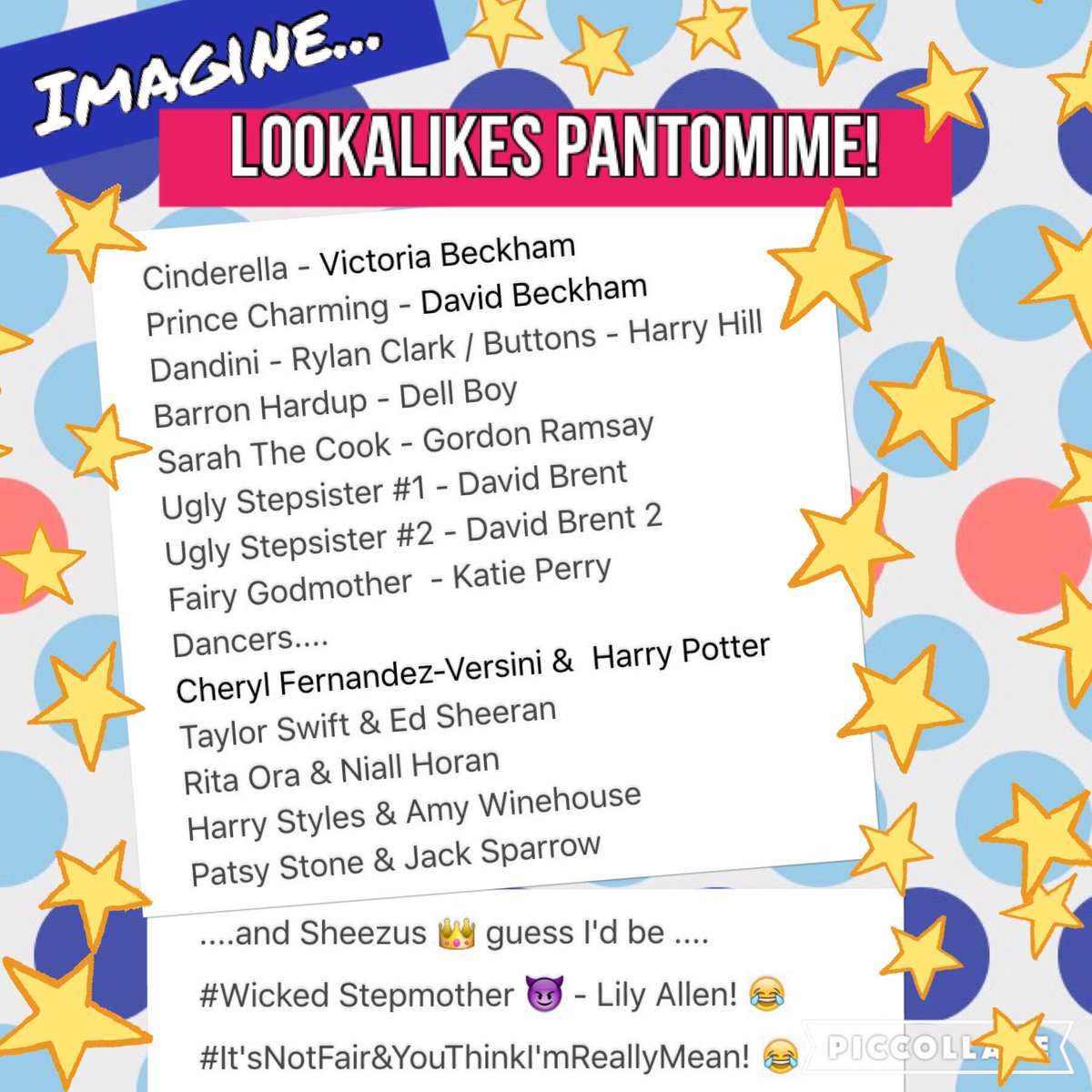 Lily_Lookalike's tweet photo. @LookalikesC4 @beckslookalike @Camilla_VB @Knickerbockertv @RamsayLookalike @Channel4 #XmasSpecial?! #lookalikes 😂😂😂 https://t.co/bc1OnTxkHB
