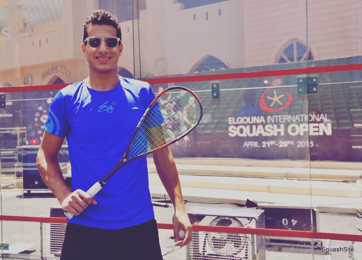 This is how we squash it here @elgounasquashopen. @EyeRacketsInt #eyerackets #shadeson #matchday #blackfalcon