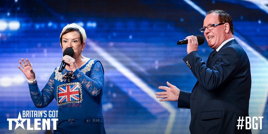 BGT's tweet image. WATCH AGAIN: As Ian and Anne fall Crazy In Love and possibly invent a new dance. 

👉🏽itv.com/britainsgottal… #BGT