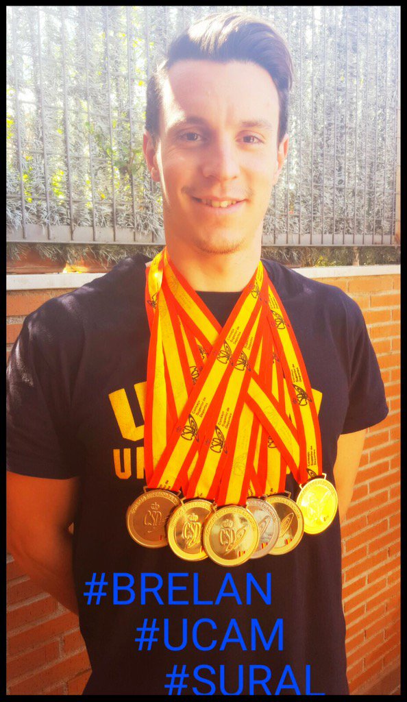 CEU2016: 5oros y 1plata! Haciendo aún +grande la familia <a href="/UCAM_Deportes/">UCAM Deportes</a>! <a href="/UCAM/">UCAM Universidad</a> <a href="/BrelanSport/">Brelan Sport</a> @SURALWEAR <a href="/esportissim/">esportissim</a>