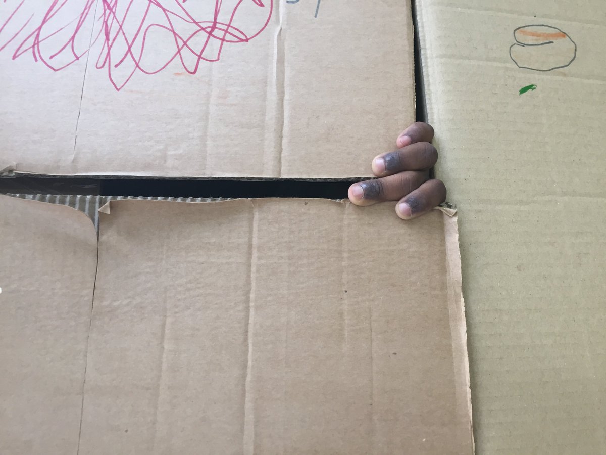 AWISDoha's tweet photo. Who is hiding? #howmuchfuncanyouhavewithacardboardbox #assemblyprep #waitandsee https://t.co/Q4QtfMJQRi
