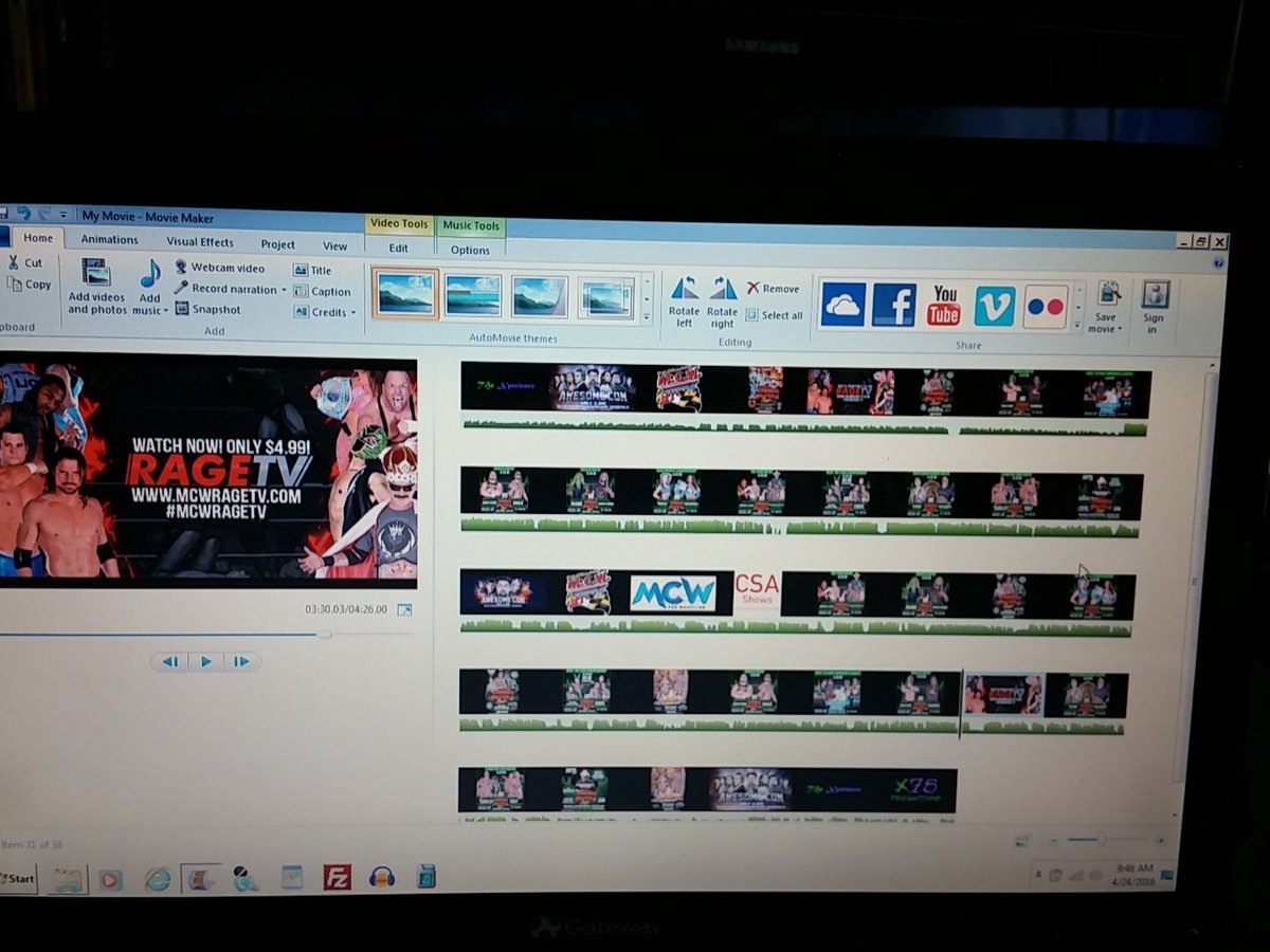 TheLindenbaum75's tweet image. The editing process has begun. @MCWWrestling #SpringFever2016 podcast coverage to be up today on YouTube.