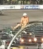 InfieldGuru's tweet photo. Wonder if this guy is allowed back at @RIRInsider ?  #InfieldNation https://t.co/QxeeOGYt1c