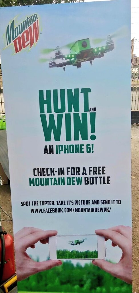 snobers's tweet image. I have been planning to buy an iPhone 6 for a long time - Dew Copter Activity come to Islamabad please. #HuntandWin