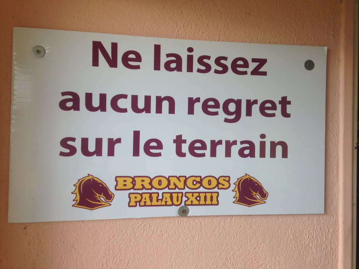 J-1h30 <a href="/PalauXiii/">BroncosPalauxiii</a> <a href="/FFRXIII/">Fédération Française de Rugby XIII</a> @HS81Photos