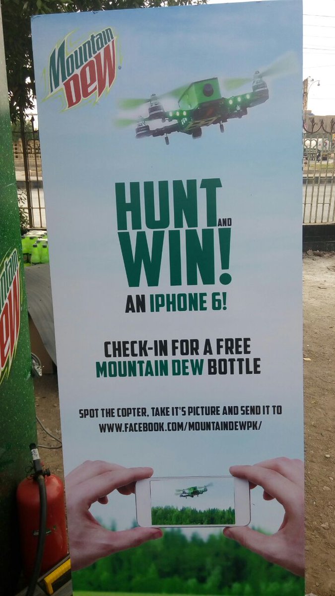 snobers's tweet image. #CopterHunting is active for #HuntandWin across Pakistan. Spot a copter, send it to Dew FB/Twitter and win iPhone 6