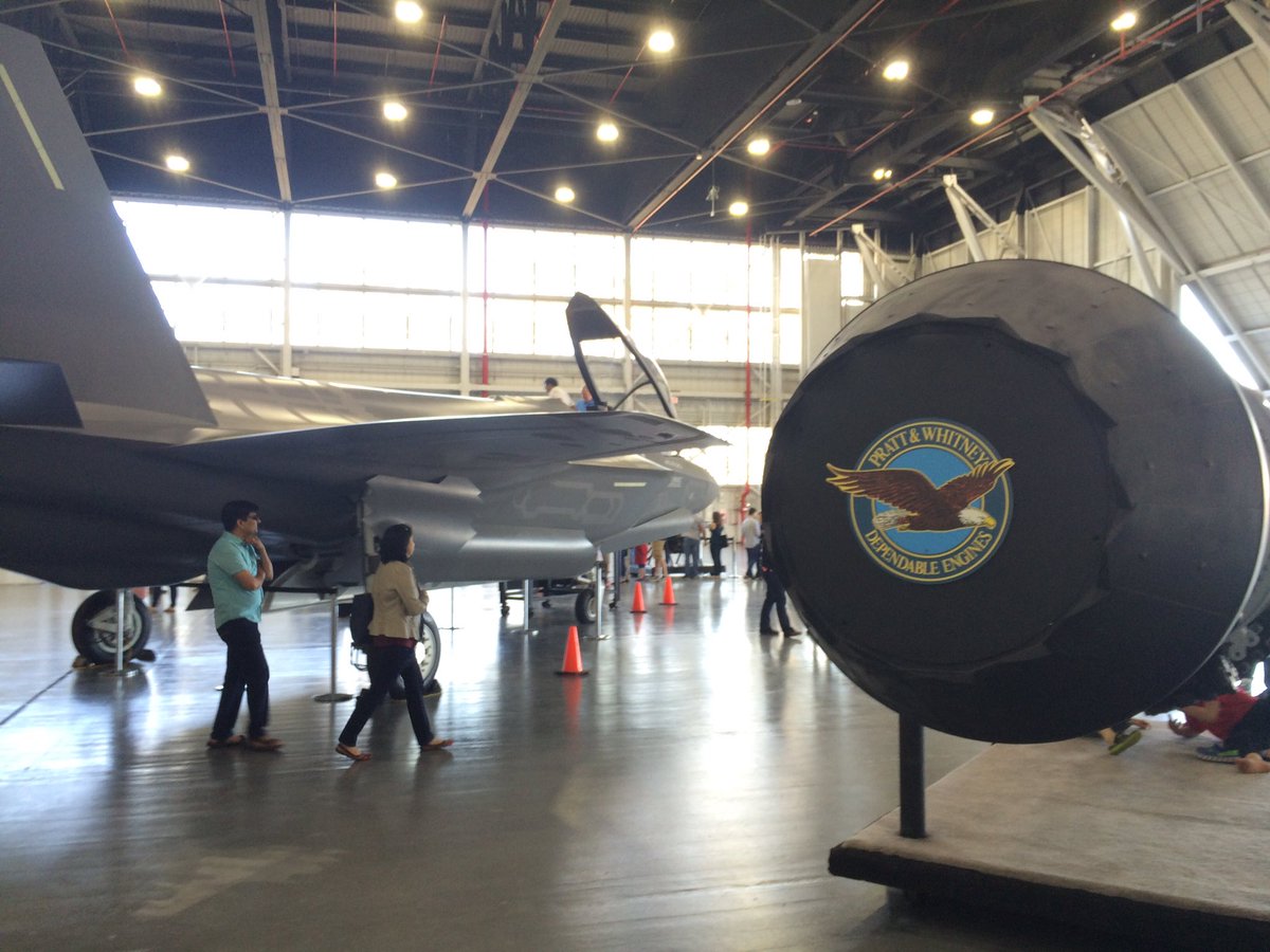 ChrisCollibee's tweet photo. CT is proud to be the home of @prattandwhitney - maker of the F135 engine. #F135Live https://t.co/MEb19KEH1o