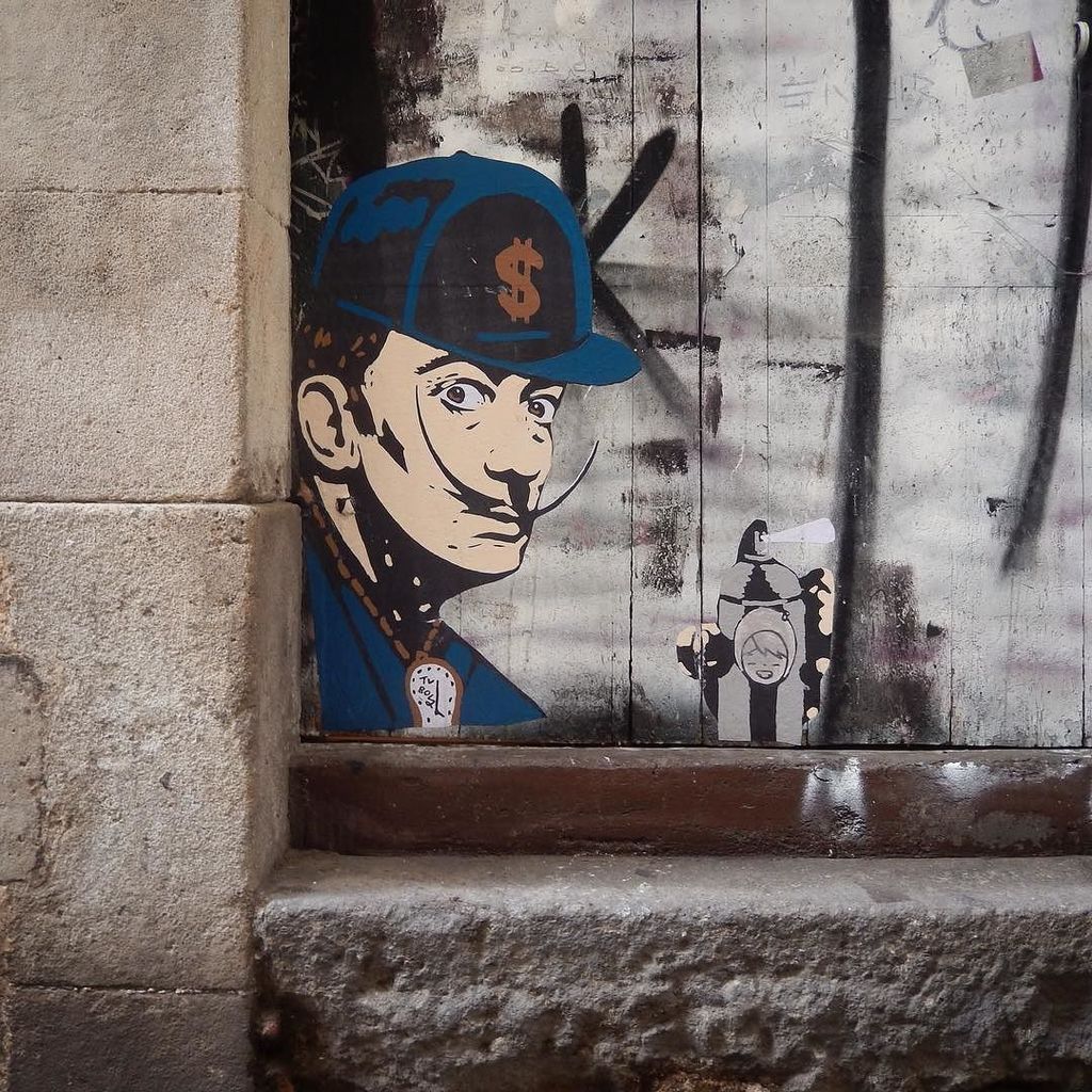 StArtEverywhere's tweet photo. @tv_boy #tvboy #barhellona #SalvadorDalí #Dalí #Barcelona #streetart #streetartbcn #streetphotography #streetartbar… https://t.co/SQFbKb9xgP