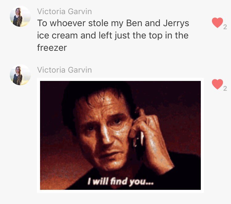 mckennascott97's tweet photo. Someone stole Victoria's ice cream and she's upset https://t.co/f87SCv2ZrF