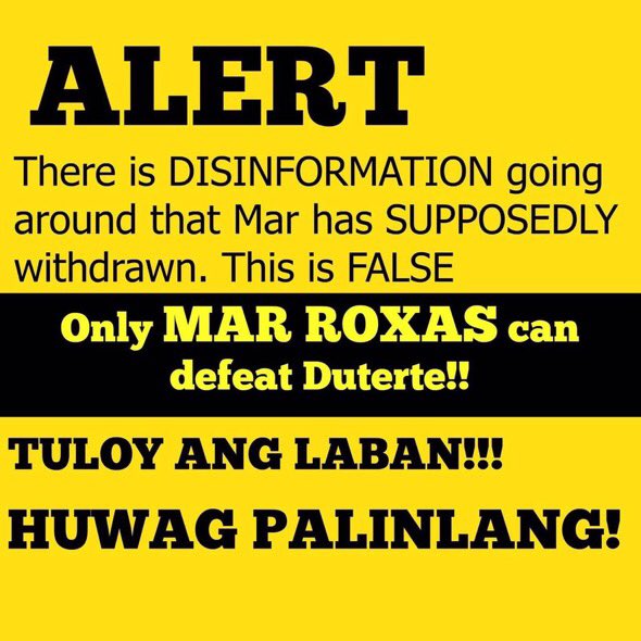SirGaryFernando's tweet photo. #phvoteroxas https://t.co/3XYJkNEcj5