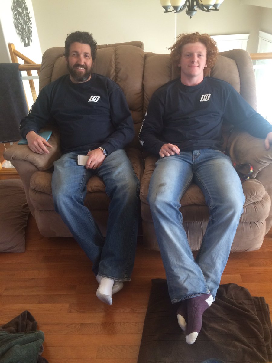 JillGaumont's tweet photo. My hardworking Mikes #mikesquared #twins #afros @Mike_Gomo @jr_gomo https://t.co/BV8xu9qEgb