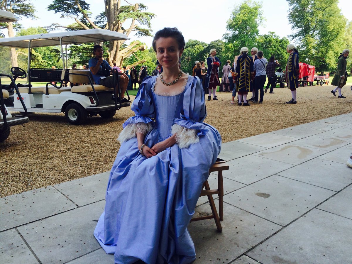 The utterly lovely and super cool @rosiedaydream chilling in 'Versailles' (in awesome dress!)
- golfcart not period