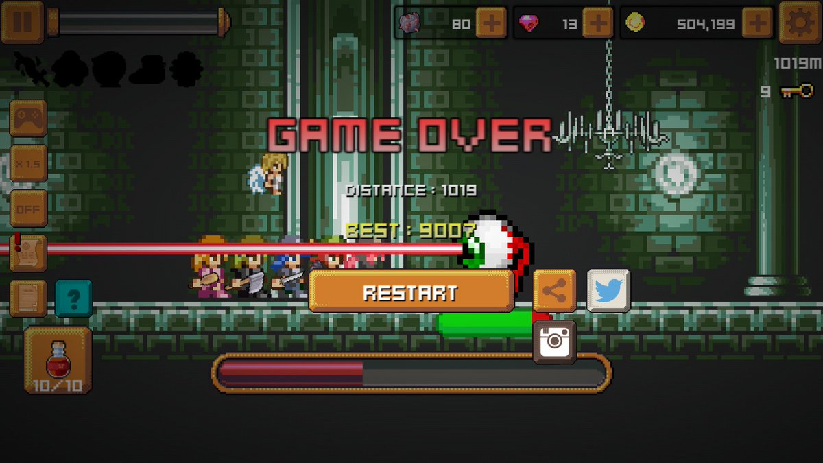Scrattles's tweet photo. 1019 on #tapknightandthedarkcastle My Best is 9007 https://t.co/yNBcSvIqFQ https://t.co/iOxaqNOReO
