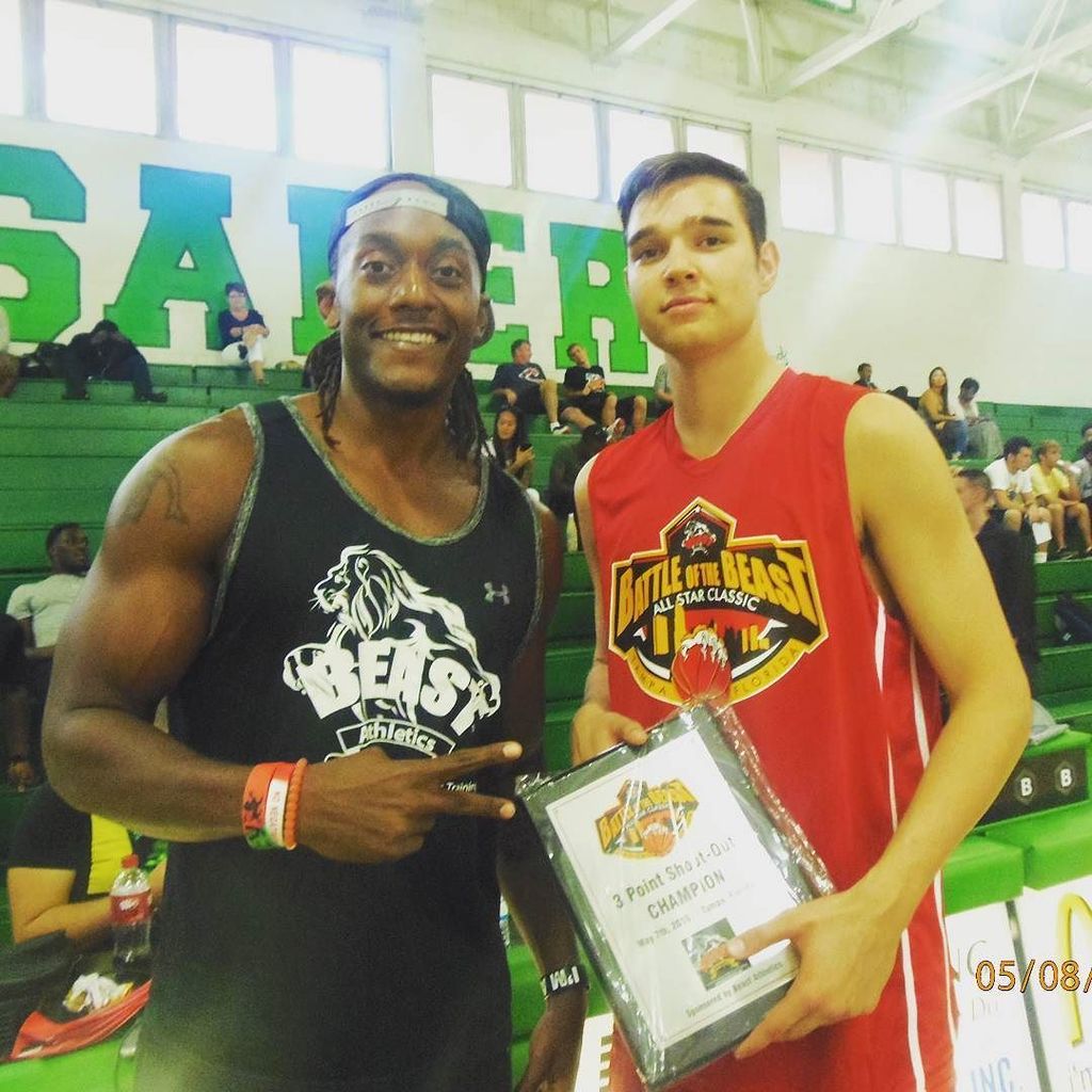 BeastAthletics's tweet photo. Shout out to Thomas Dziagwa for winning the 3point Shootout at the Battle of the Beast All… https://t.co/QNVBMTeAmM https://t.co/Zky1KT14CH
