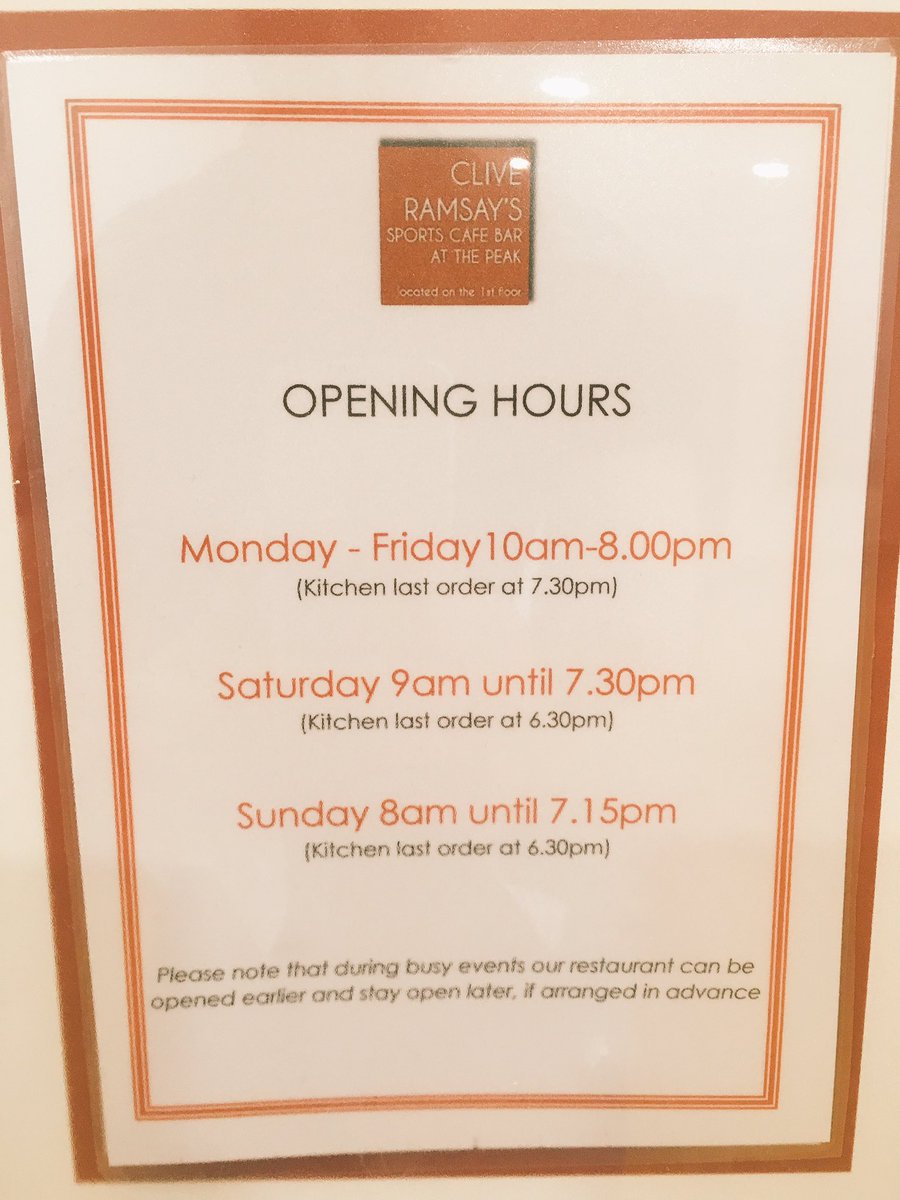 CliveRamsays's tweet photo. Have you try our #summeroffers ?
#Stirling #thepeak https://t.co/wtmBFBFwVX