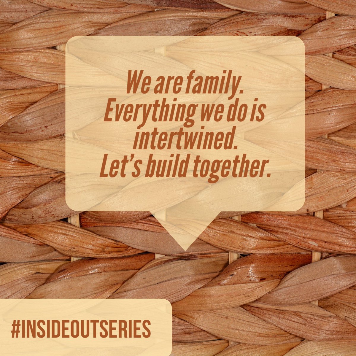 WoodmenWorship's tweet photo. Everything we do is #intertwined. Let’s #buildtogether. @Welcome2Woodmen #insideoutseries #joshlindstrom https://t.co/zA4tThT5IW