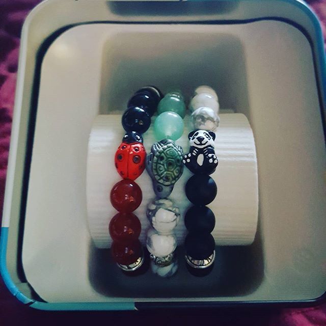 seaturtlegifts's tweet photo. #divinityla #bracelets #ladybug #seaturtle and #pandabear #charitable endeavor and a good … https://t.co/NKudmoGZkq https://t.co/Xjk1jCwdnk