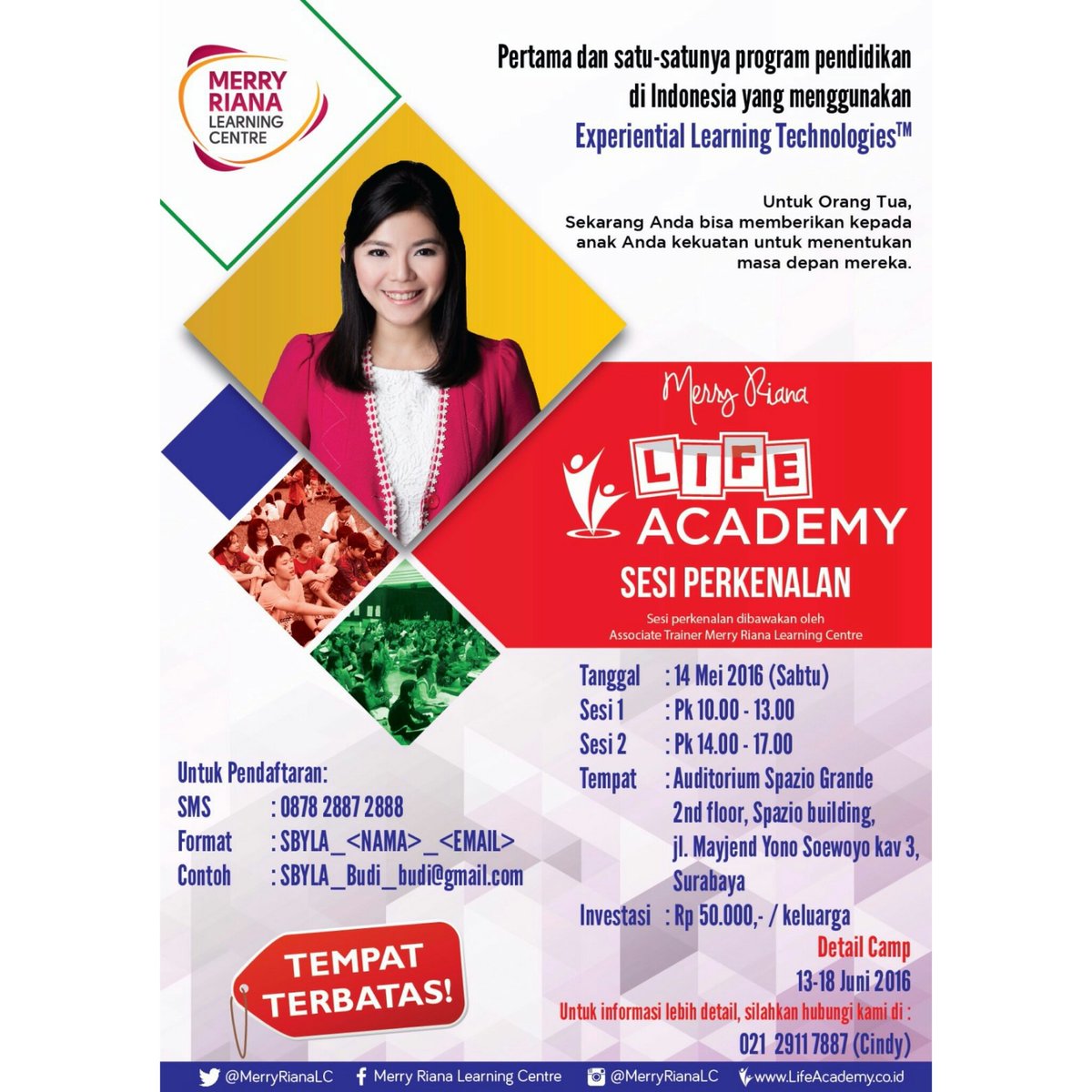 Merry Riana On Twitter Surabaya Hadiri Sesi Perkenalan Life Academy Daftar La_nama_email Sms Ke 0878 2887 2888 Httpstcob8zz8vgwjz Twitter