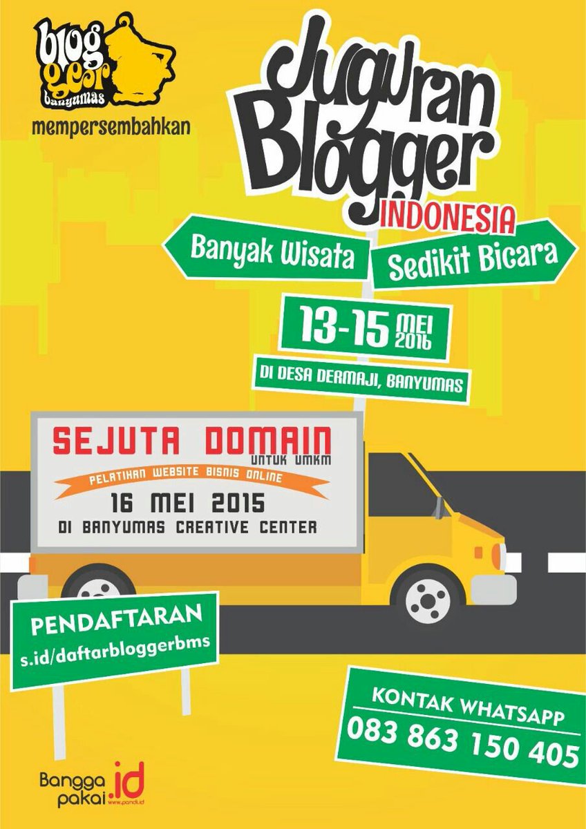 Juguran Blogger bersama <a href="/bloggerbanyumas/">Blogger Banyumas</a> 13-15 mei 2016 <a href="/Warung_Blogger/">IG: Warung_Blogger ☕</a> <a href="/updateblog/">Update Blog</a> <a href="/BloggerEnergy/">Blogger Energy</a> #HappyBlogging