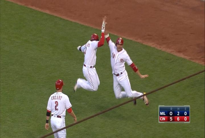 DatDudeBP's tweet photo. Hell naw lol but it's FUN &amp; GREAT entertainment RT @FOXSportsOH: Best celebration in baseball? Probably. @DatDudeBP https://t.co/rgMHKRY4go