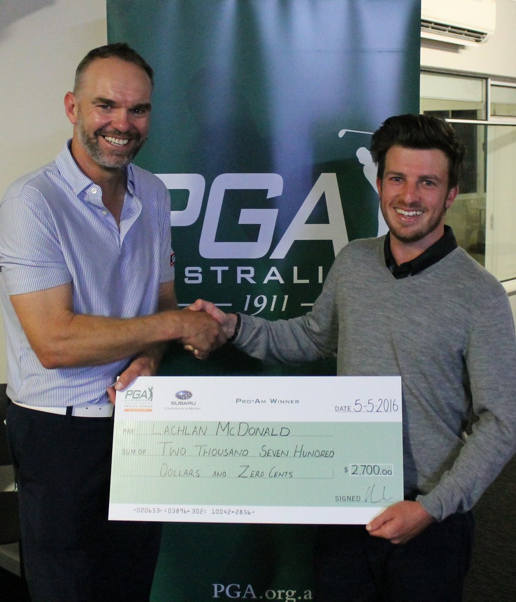 lachiemcdgolf's tweet photo. Back to back wins on the WA Pro-Am swing! -7 65 at Joondalup Pro-Am, -10 63 at Hillview Pro-Am #pgaaustralia https://t.co/wBaW7yO66I