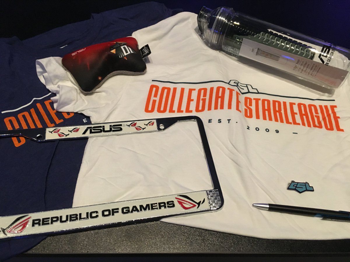 playvs_college's tweet photo. Win this SWEET @DreamHack prize pack! Just RT and follow @ASUSUSA to enter. THREE winners announced Tuesday! #ROGDH https://t.co/3YzuUn6XM2