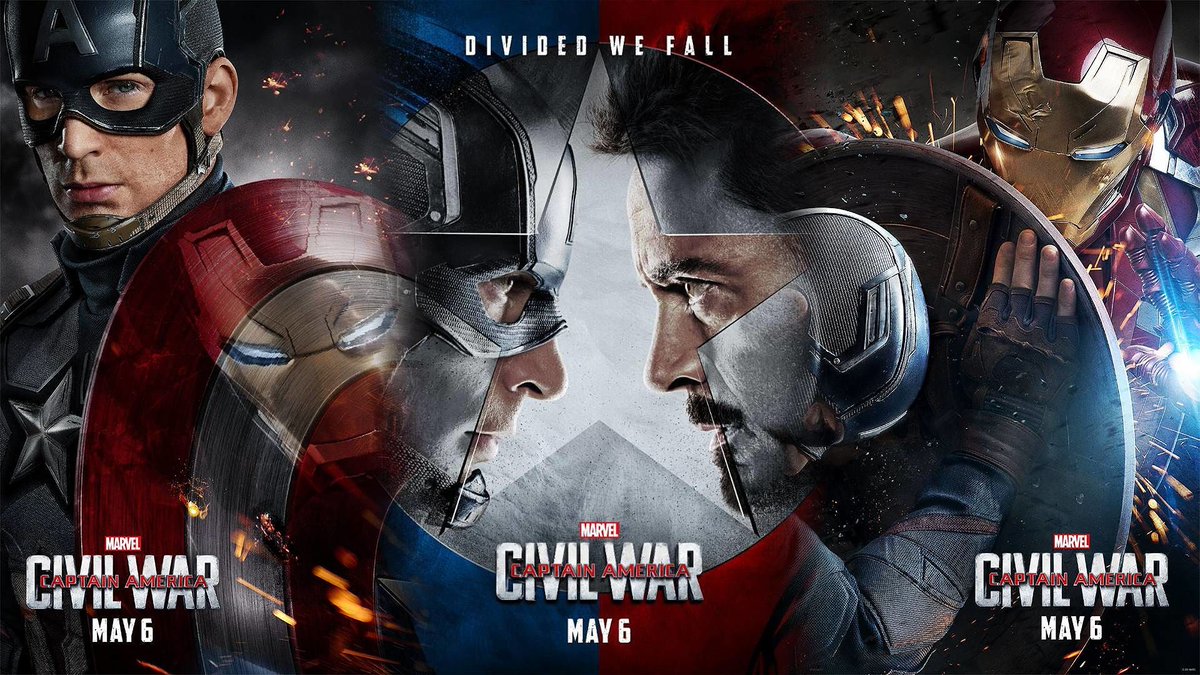 johnny13r's tweet photo. Just saw captain america civil war and it's amazing but I don't know if I liked this or bvs more https://t.co/KVAw4V0bal