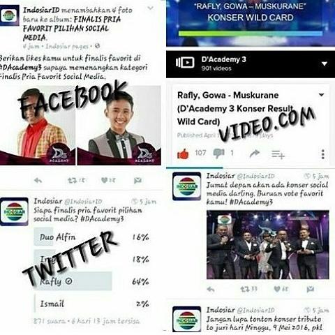ferafqusby's tweet photo. Ayo ferafqu yang ada di seluruh indonesia, buruan vote rafly..📲 Udah gak sabar liat rafly jum'at depan kan? https://t.co/ST6ge4oIHC