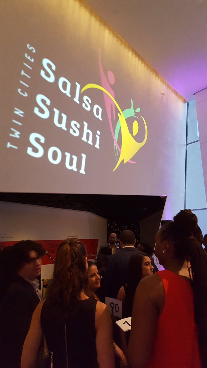 MsToniRandolph's tweet photo. .@mpr has great swag, auction items for guests @ Twin Cities Salsa, Sushi, Soul event @ @walkerartcenter https://t.co/88o8RgOaOY