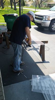 TheBlueLineLife's tweet image. When he's not out patrolling, he's helping get my display ready!!  #backtheblue #bluelinelife