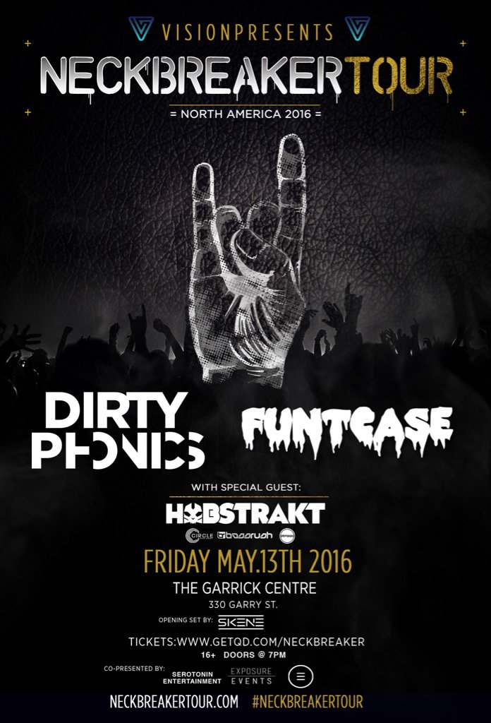 We're so riled up for this show in a week &amp; it's now at the Park Theatre! Tix still for sale getqd.com/neckbreaker