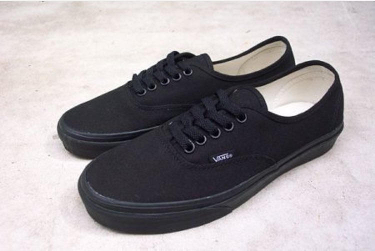 vans authentic black ori