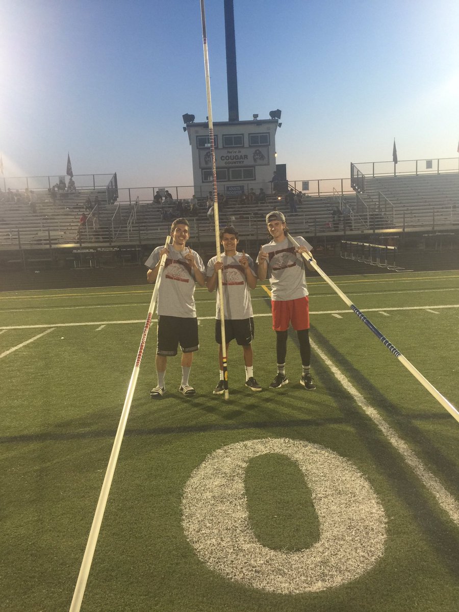 Coach_Lundin's tweet photo. @SmithRocksMCHS....these sweeps are for you! PV &amp; HJ #Cougarctc #RonGummerson16 #MinookaTrack #NoExcuses https://t.co/gikI85IBTK