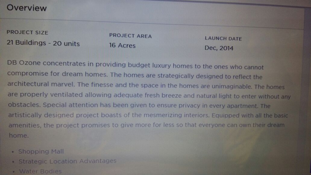 realty_db's tweet photo. Hi,@Housing #DBOzone project by #DBRealty was launched in 2009. U r defrauding buyers by giving false date of 2014. https://t.co/ZQ4sVGudWJ