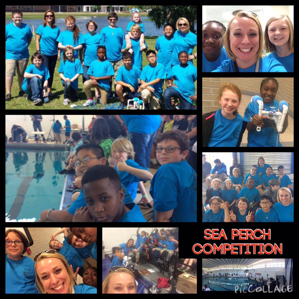 ONeil5th's tweet photo. Sea Perch Competition at GCSC! Striving for excellence @seaperch @MCherryStreet @storylori1 #proudestteacherEVER https://t.co/ThwZeag58e