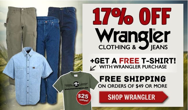 workingperson's tweet image. @WranglerJeans and #WorkingPersons has you covered.  Save 17% off #WranglerRiggs until 5/9! workingperson.com/lp/wrangler-ri…