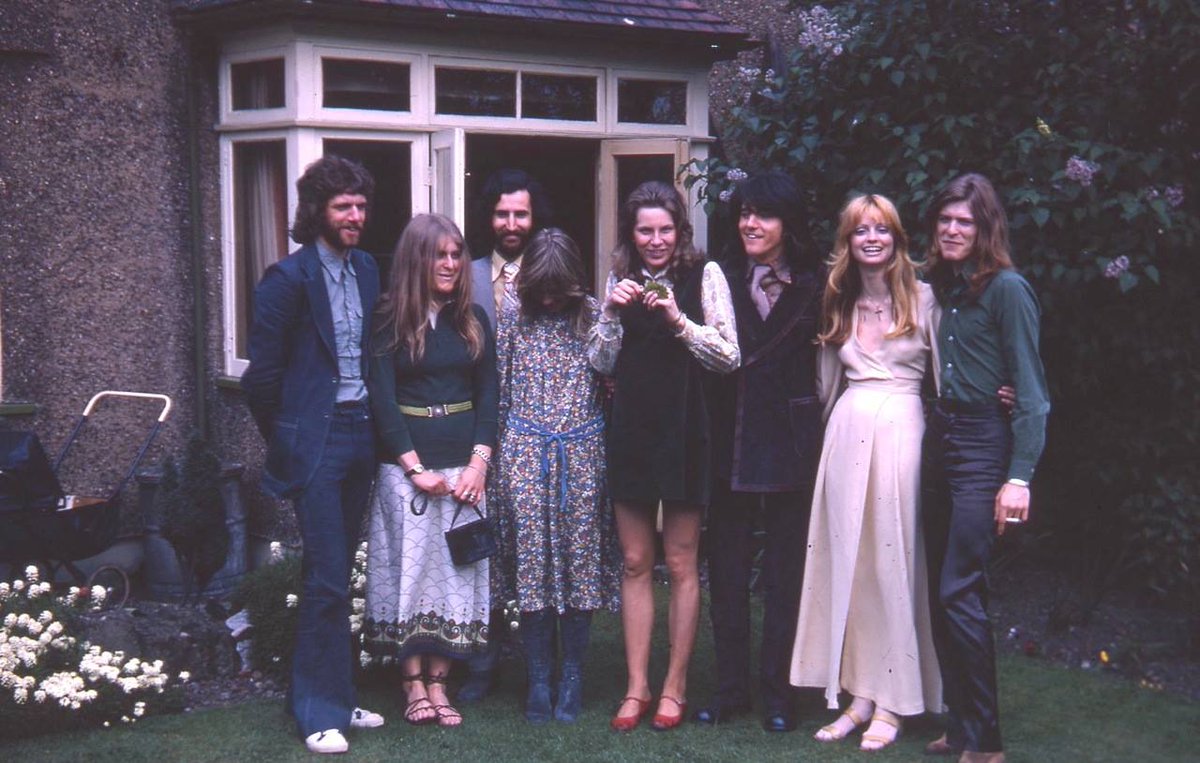 bowie david wife george 1971 underwood brian eno angie friend pm