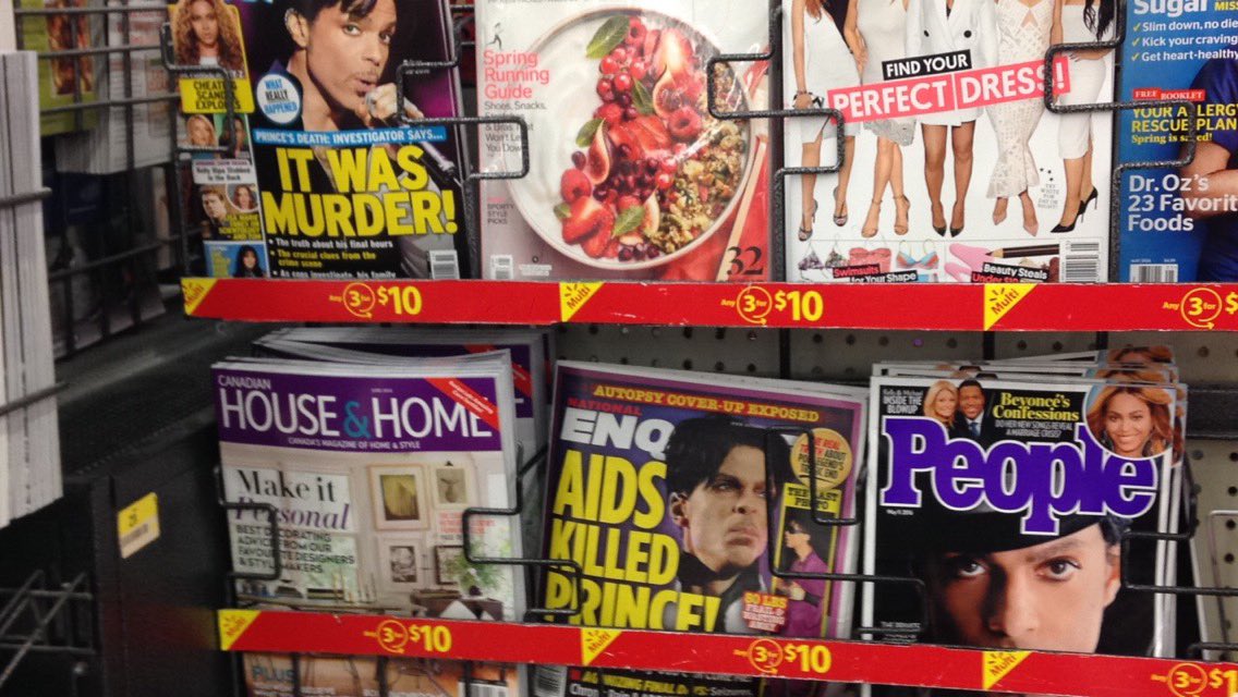 CassidyJolicoeu's tweet photo. Well which one is it then?? AIDS or murder??!?? I need to know.
#princedeath #prince #confused https://t.co/1uKLIFjSEq