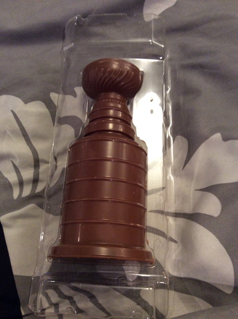 Nothin' like hanging with the Stanley cup on a Friday night. #shegone #yeahbaby