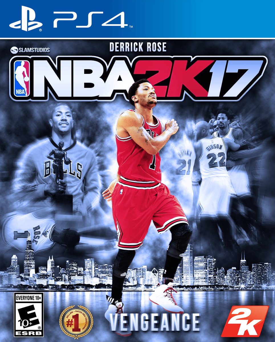 derrick rose 2k cover