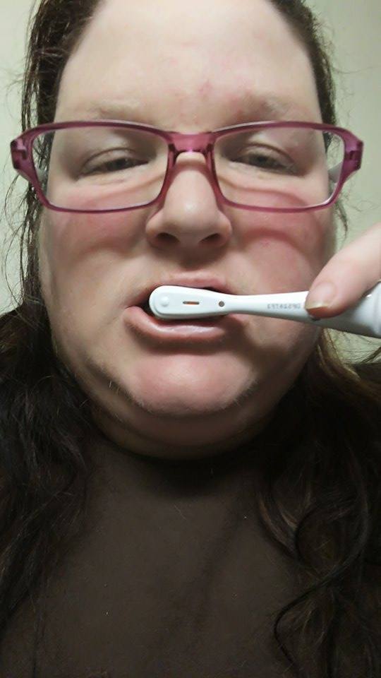 G_Sanders335's tweet photo. Since I have done some extra cleaning in my mouth, now to get down and dirty in my house. #AHcrowd #sponsored https://t.co/luC7n6cX35