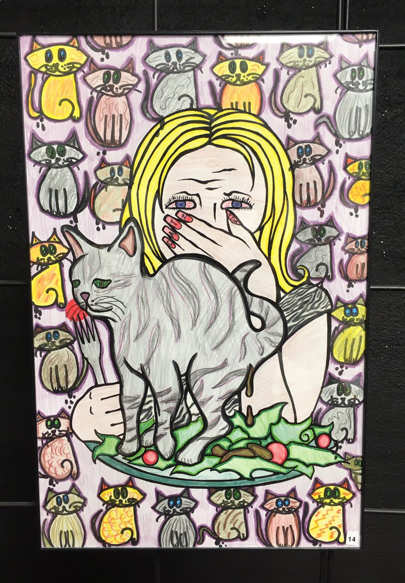 thewearypath's tweet photo. Come to #TheRemains right now in #HoodRiver and check out the #EatShitColorAndDie book launch and coloring contest! https://t.co/j8CXBGBhjn