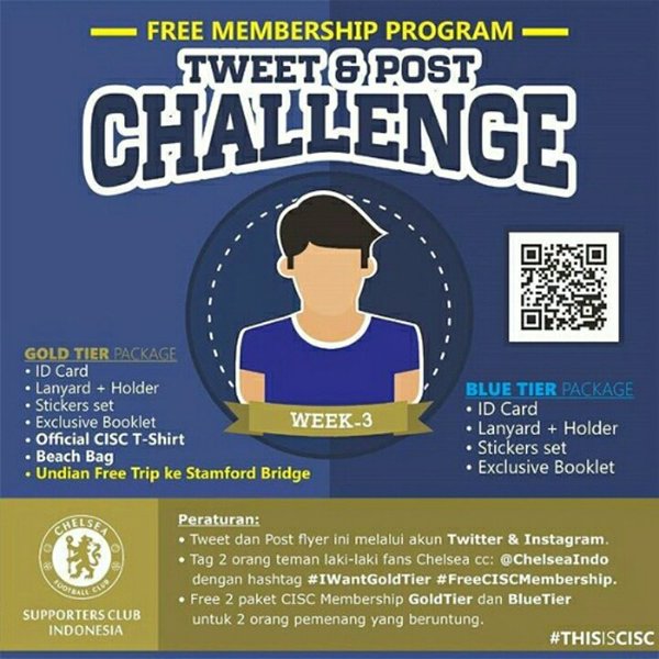 _aaardi's tweet photo. Bismillah @asharimuharam @misbahchelsea22 #IWantGoldTier #FreeCISCMembership #ThisCISC cc: @ChelseaIndo https://t.co/SftAxesCUT