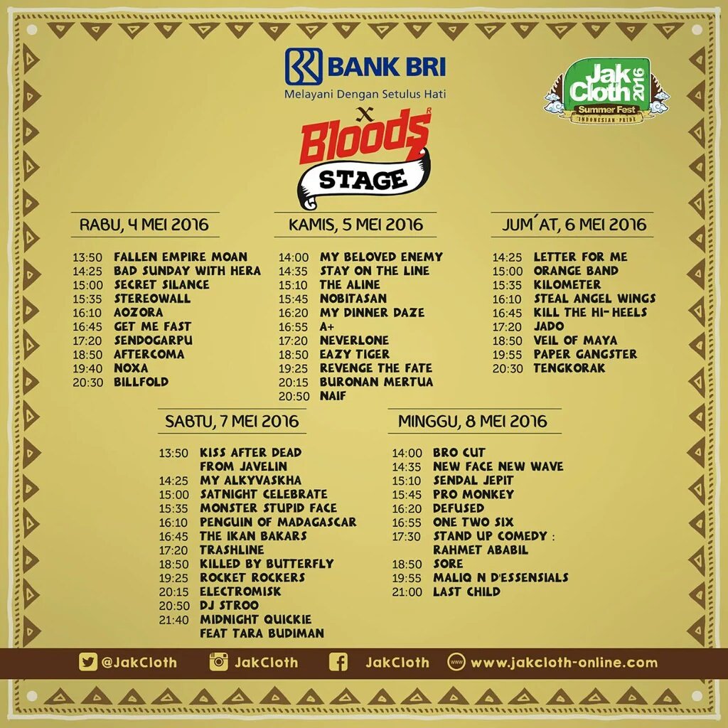 Sudah siap sob buat berpesta bersama <a href="/rocket_rockers/">Rocket Rockers</a> dimalam minggu ini di <a href="/JakCloth/">JakCloth</a> jangan lupa ajak mantannya 😎🙌🍺