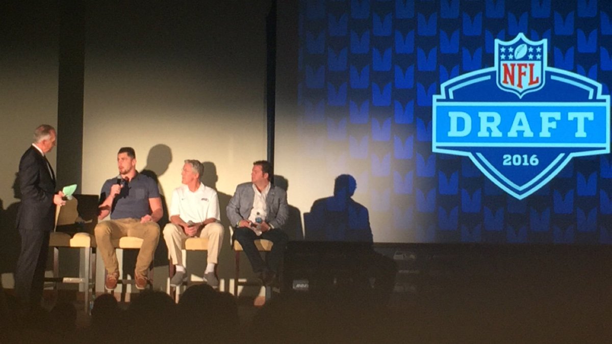 KSchenk's tweet photo. Seahawks draft pick Nick Vannett--Luke may be out of a job. #NFLDraft2016 https://t.co/wisTl1i7Kk