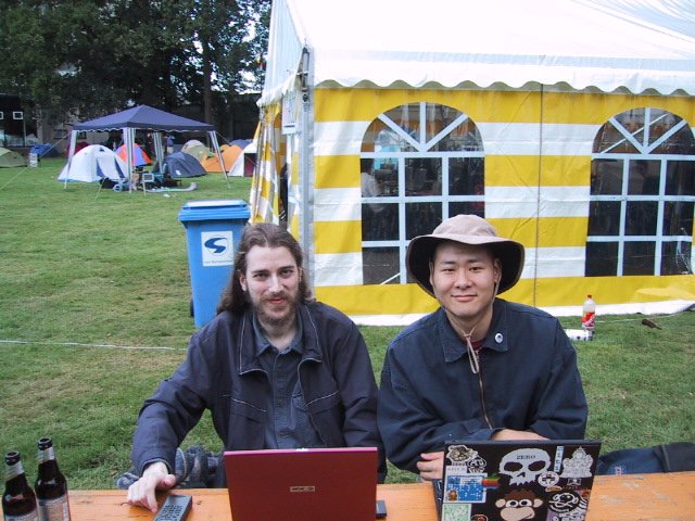 #Phrack prophile on the legendary <a href="/solardiz/">Solar Designer</a>! phrack.org/issues/69/2.ht… Preparing for our talk at HAL 2001... #w00w00