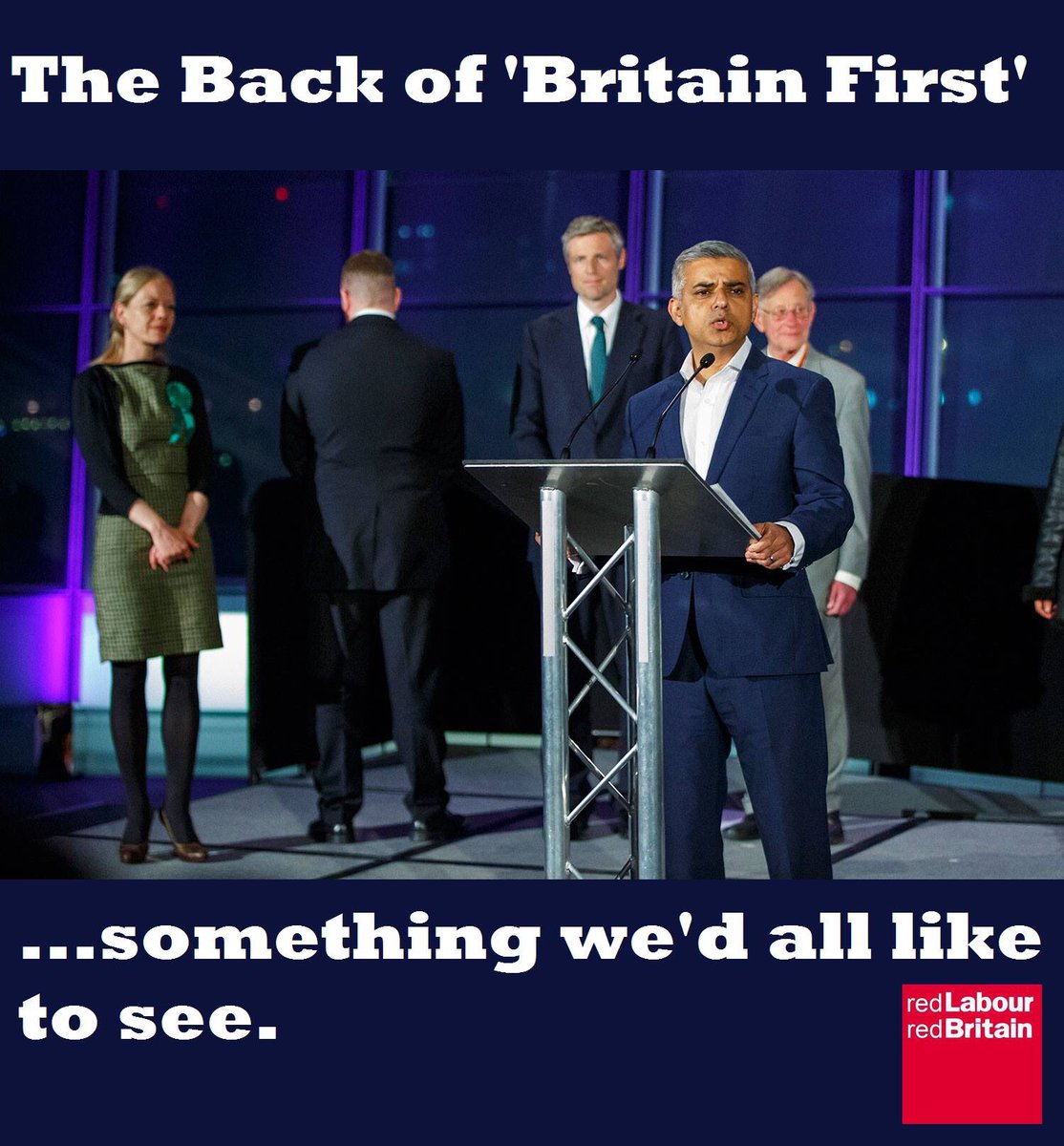 We'd all like to see the back of 'Britain First' and their pathetic, racist and childlike politics. RT if you agree.