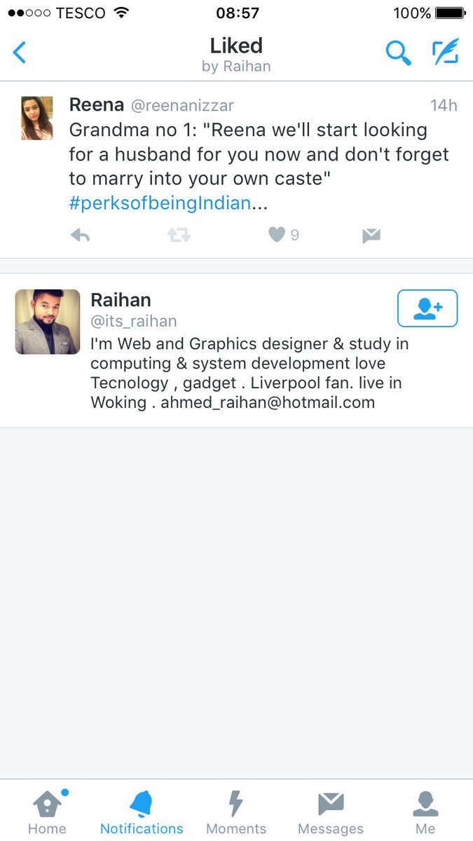 reenanizzar's tweet photo. Is it casual to arrange marriage via Twitter now?.. 😂 https://t.co/t8oujlrnCe